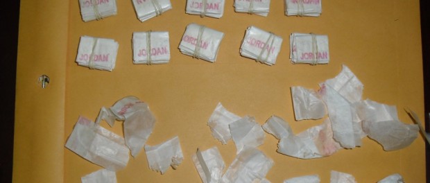 150-bags of Heroin stamped 