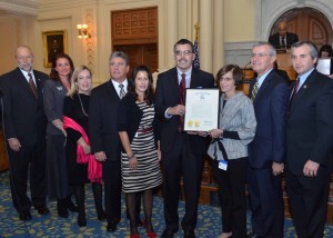 The day that NET Cancer was recognized by the State of New Jersey in a proclamation.  Photo courtesy of One Inning at a Time. 