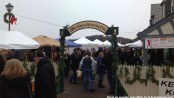 The entrance to the Lake Mohawk German Christmas Market, at the Lake Mohawk Boardwalk.