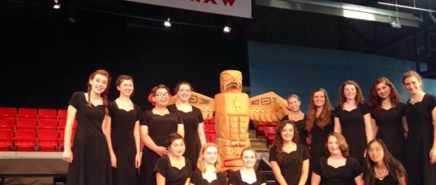 Members of the Children’s Chorus of Sussex County Concert Choir placed second in the Kathaumixw International Choral Festival in British Columbia. Photo courtesy of the Children's Chorus of Sussex County.