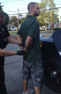 Brett Hosking arrest. Courtesy of the Franklin Borough Police Department.