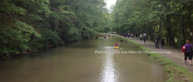 Attendees cruised down the canal in kayaks, courtesy of Ramsey Outdoor, while others strolled alongside, or took wagon rides. Photo by Jennifer Jean Miller.