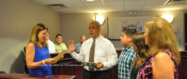 Councilman Joe Martinez at his swearing in. Photo by Jennifer Jean Miller.