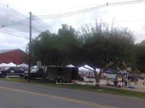 A view of the market from Stillwater Road. Photo by Jennifer Jean Miller.