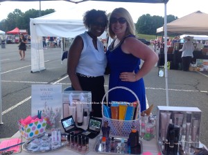 Mary Kay Independent Beauty Consultants Denise Harris (left) and Gina Marini (right). Photo by Jennifer Jean Miller.