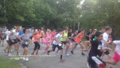 The 5K Participants at the start of the race. Photo by Jennifer Jean Miller.