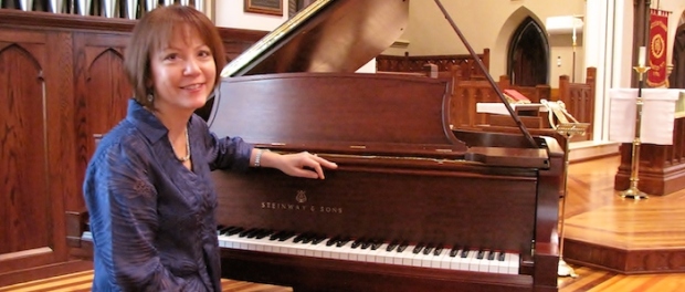 Pianist Diana Greene will be one of the featured performers at a Chamber Music Concert to dedicate the Steinway piano recently donated to Christ Church Newton. Photo courtesy of Christ Church.