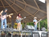 Nikki Briar and the SweetBriar Band at the Newton Country Cool Festival. Photo by Jennifer Jean Miller.