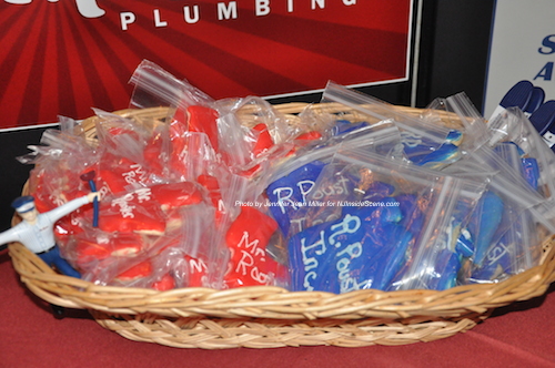 The color coordinated cookies on the R. Poust Inc. and Mr. Rooter Plumbing table were one of the giveaways at the EXPO. (Editor's Note: Mr. Rooter Plumbing is an advertiser on NJInsideScene.com). Photo by Jennifer Jean Miller.