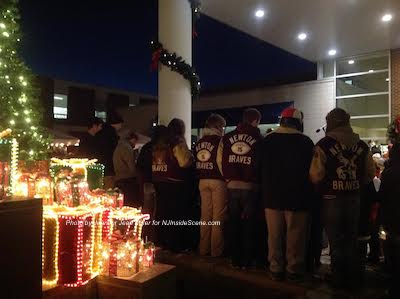 Newton High School singing at the front entrance of the Newton Medical Center. Photo by Jennifer Jean Miller.