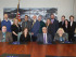 SCCC President, Dr Paul Mazur (Center), is seated amongst the administration, faculty and staff of both Berkeley College and Sussex County Community College for the signing of an articulation between both colleges. The signing took place in the board room at SCCC on Thursday, December 4. Photo courtesy of SCCC.