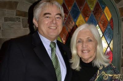 Dennis and Mary Harrington, Parade Grand Marshals for 2015. Photo courtesy of the Sussex County St. Patrick's Day Parade.