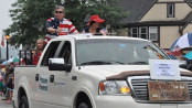 William Curcio the grand marshal for the parade. Photo by Jennifer Jean Miller.