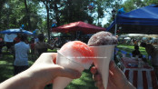 Snow cones and vendors were part of the fun on Saturday during one of the Hopatcong Days. Photo by Jennifer Jean Miller.