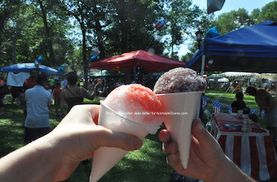Snow cones and vendors were part of the fun on Saturday during one of the Hopatcong Days. Photo by Jennifer Jean Miller.