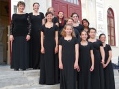 Members of the Children’s Chorus of Sussex County are performing in the International Festival of the Aegean in Syros, Greece. Photo courtesy of the Children's Chorus of Sussex County.