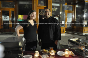 The newly opened Barrel House Bar & Restaurant on Spring Street was represented at the event, with owners Becky Burkhardt, and Craig Venditti. Photo by Jennifer Jean Miller. 