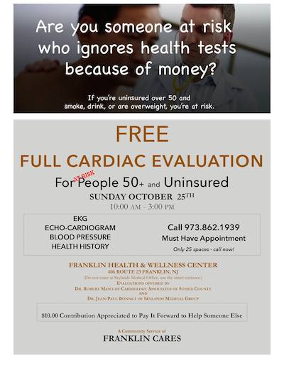 Cardiac Evaluation Flyer