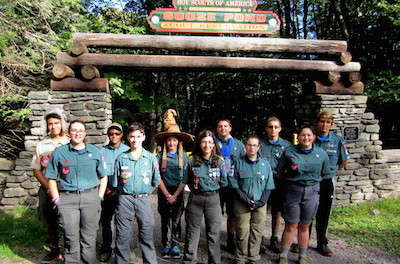 Venturing Crew 276 at the event. Photo provided.
