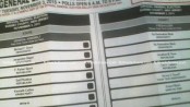 Sample ballot, courtesy of the County of Sussex.