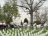 A burial at Arlington National Cemetery in 2008 for Sergeant Major of the Army George W. Dunaway. Public Domain Image by the United States Army.