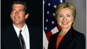 John F. Kennedy Jr. featured in a 1998 NASA image a year before his death (left) considered a run for New York Senate in 2000; Hillary Clinton (right) in her Secretary of State Portrait from 1999 won the 2000 New York Senate seat. Public domain images.